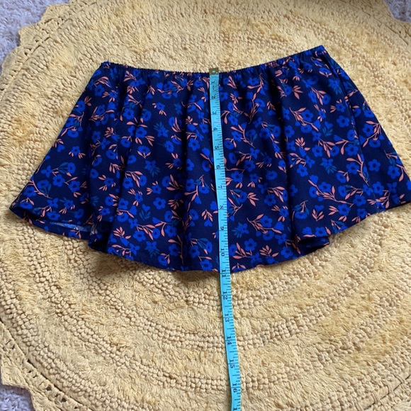 Lulus XS strapless top tube top navy with built in shelf bra - Picture 3 of 5